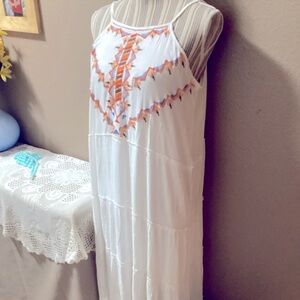 BOHO ME Embellished Flowy Maxi Dress